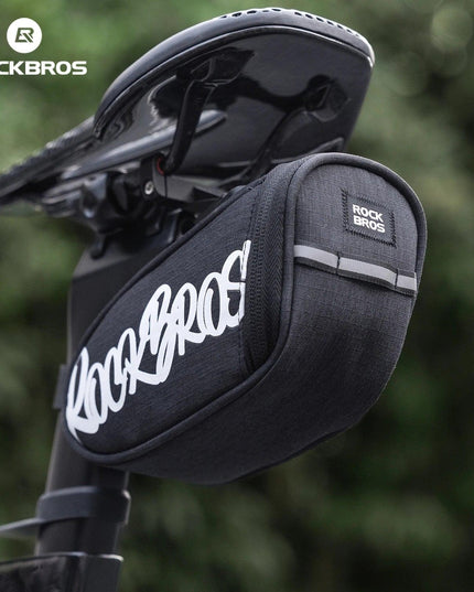 ROCKBROS Bicycle Seat Bag Lightweight Bike Saddle Bag for Cycling Essentials Reflective Rear Pack Wear-Resistant Bag