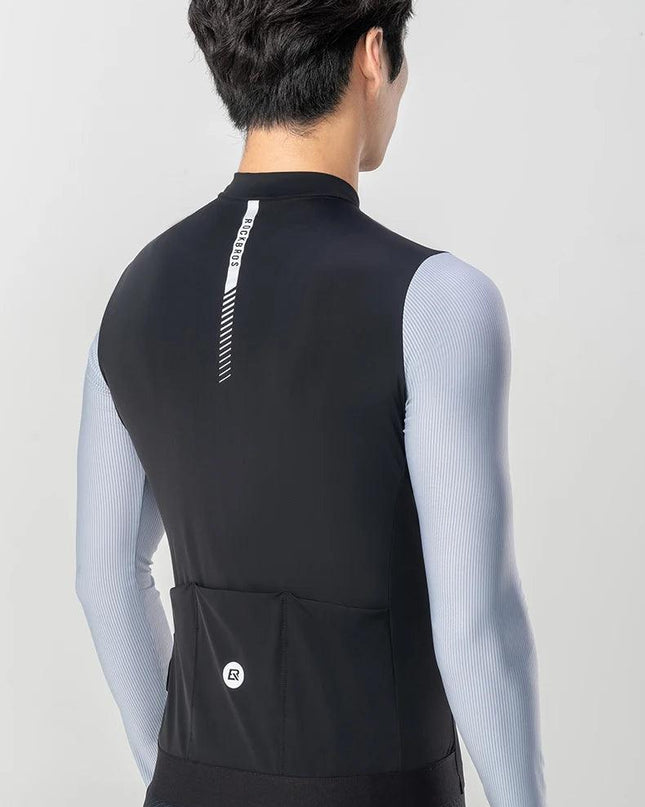 ROCKBROS Cycling Jersey Breathable Long Sleeved Quick Drying With Rear Pocket Bicycle Clothing Non-slip Sweatshirt Cycling Suit