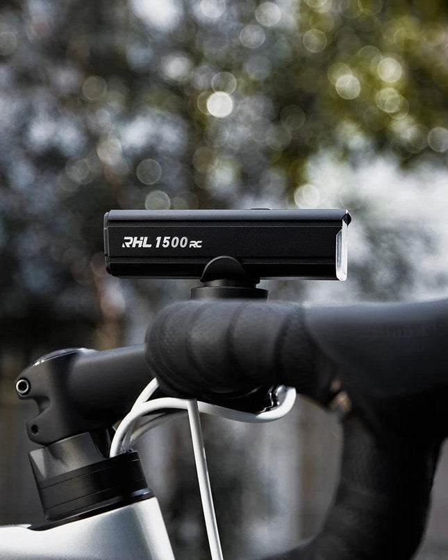 ROCKBROS Bike Light 1500LM5000mAh Type-C Bicycle Light Temperature Control  IPX6 Aluminum LED Light Front Lamp Cycling Headlight