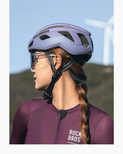 ROCKBROS Cycling Helmet Men Women Bicycle Helmet Intergrally-molded Adjustable MTB Road Thickened Sport Safe Hat Bike Helmet