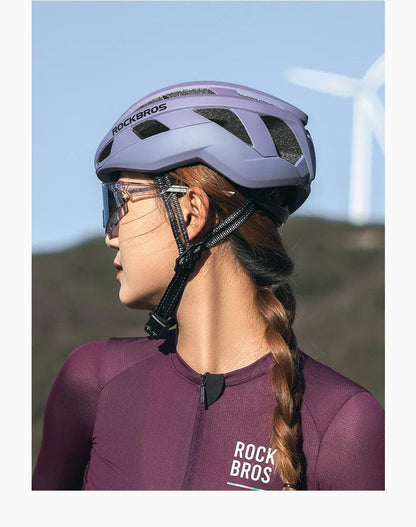 ROCKBROS Cycling Helmet Men Women Bicycle Helmet Intergrally-molded Adjustable MTB Road Thickened Sport Safe Hat Bike Helmet