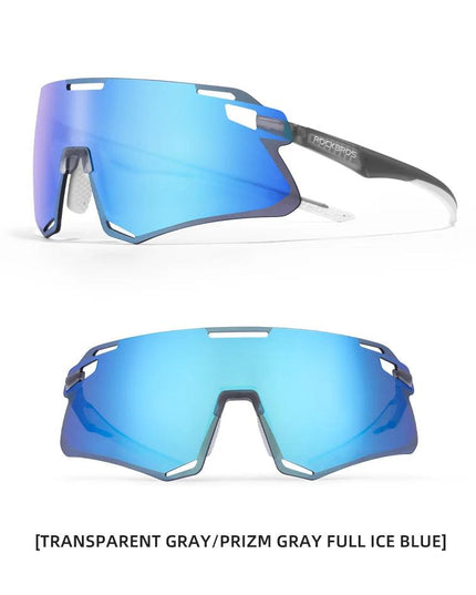 ROCKBROS Cycling Glasses Lightweight Frameless Bike Glasses High-Definition Lenses Road Bicycle Protection Goggles Sport Eyewear