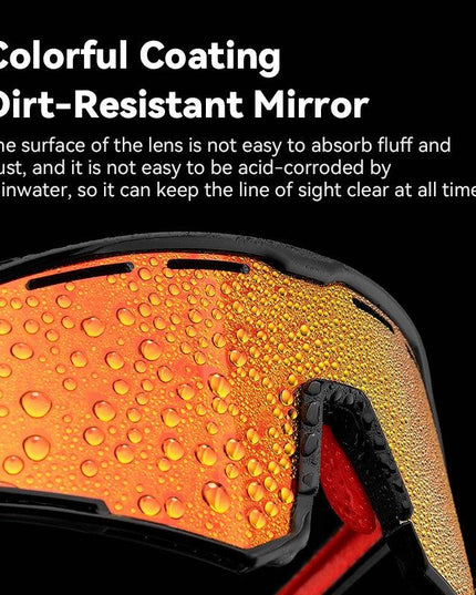 ROCKBROS Polarized Cycling Glasses Photochromic Glasses Men Sports Polarized Sunglasses Bicycle Riding Goggles Eyewear 2 Lens