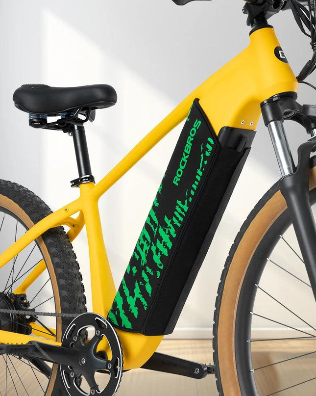 ROCKBROS Electric Bike Battery Cover Thick Weatherproof Dust Dustproof Reflective Scratch-Resistant Insulation Protector Winter