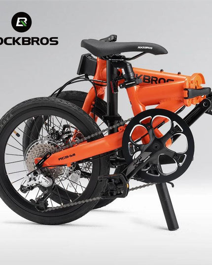 ROCKBROS Bike 16 inch with SRAM X4/X5-speed Aluminium Alloy Frame Adult Folding Bike Adjustable 9-Speed 11-32T Cassette Bike
