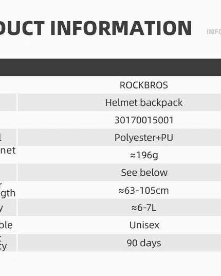 ROCKBROS Backpack Outdoor Sports Cycling Climbing Hiking Camping Bag Motorcycle Bags Bike Portable Reflective Rider Backpack