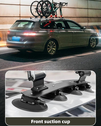 ROCKBROS Bike Bicycle Rack Suction Roof-Top Bike Car Racks Carrier Quick Install Bike Roof Rack MTB Mountain Road Bike Accessory