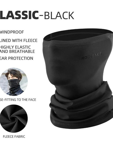ROCKBROS Face Scarf Windproof Mask Multi-functional Warm Ski Bicycle Motorcycle Running Neck Cover Sport Breathable Face Mask