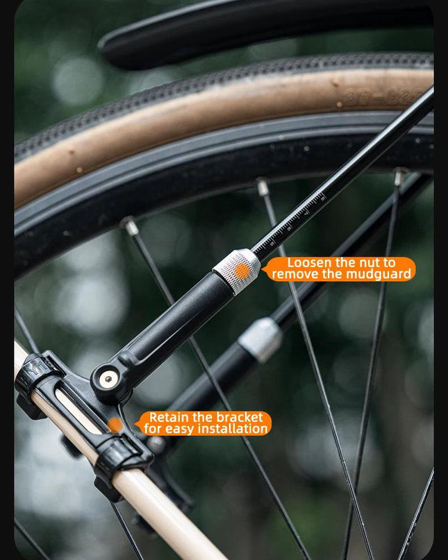 ROCKBROS Bicycle Mudguard Bike Fender PP Soft Plastic Mudguard Strong Toughness Road Suitable For Bicycle Protector Accessories