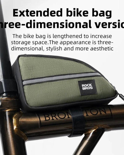 ROCKBROS Portable Bicycle Bags for Folding Bike Brompton Nylon Triangle Tube Bag Travel Casual Commute Tools Bag Bike Accessory