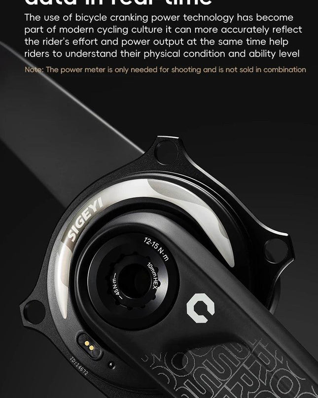 ROCKBROS Ultralight Carbon Fiber Bicycle Crank Chain wheel Spindle 162.5/165/167.5/170/172.5/175MM 52-36T  Transmission Systems