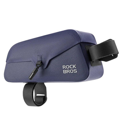 ROCKBROS Bicycle Tube Bag Magnetic Bike Front Bag Waterproof Portable Front Frame Pack Cycling Storage For MTB Road Bike