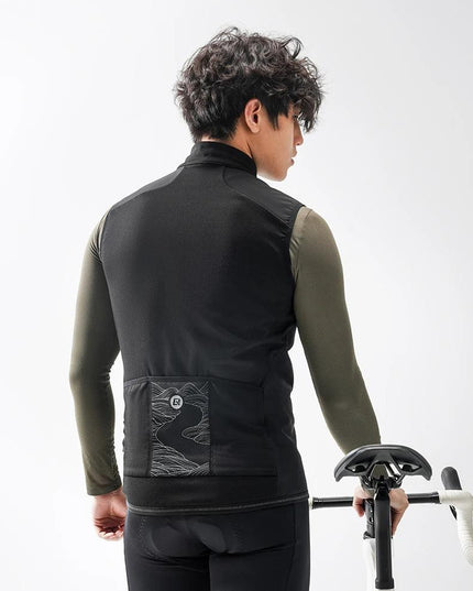 ROCKBROS Winter Cycling Vest Lightweight Windproof Fleece Warm Vest for Men Women Outdoor Sports Thermal Clothing Runring ﻿