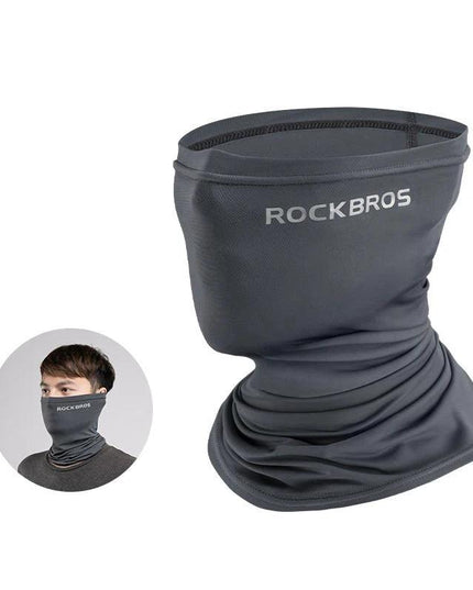 ROCKBROS Summer Face Scarf Neck Sun Protection Silk Cycling Headwear Motorcycle Scooter MTB Road Cycling Mask Breathable Bandana