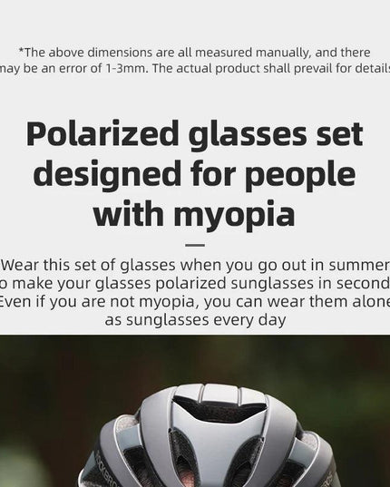 ROCKBROS Cycling Sunglasses Polarized UV Protection Set Glasses Frame for Myopia Glasses Running Fishing Cyling Goggles