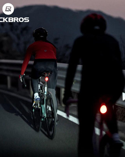 ROCKBROS Bike Light Waterproof Type-C Rechargeable Bicycle Headlight 200M Range Flashlight With Tail light Cycling Accessory