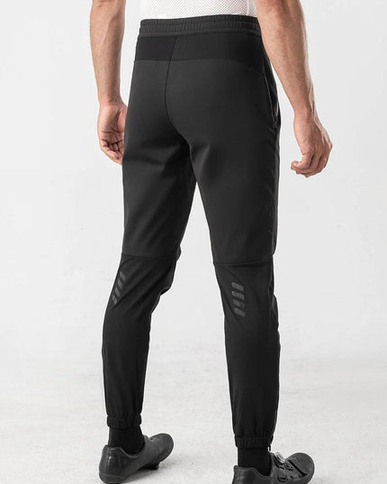 ROCKBROS Winter Thick Fleece Pants Windproof Cycling Pants Men Outdoor Camping Thermal Warm Casual Pants Ski Trousers Sweatpants