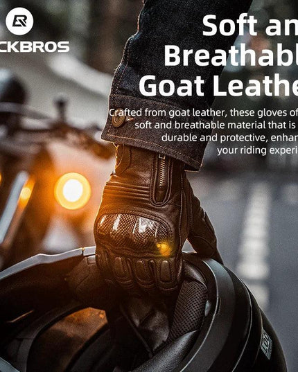 ROCKBROS Gloves Full Finger Racing Gloves Motorcycle Tactical Gloves Touch Screen Outdoor Sports Protection Cycling Bike Gloves