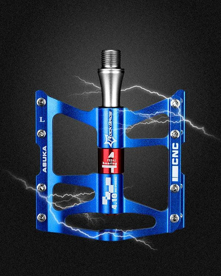 ROCKBROS Mountain Bike Bicycle Pedals Cycling Ultralight Aluminium Alloy 4 Bearings MTB Pedals Bicicleta Bike Pedals Flat BMX