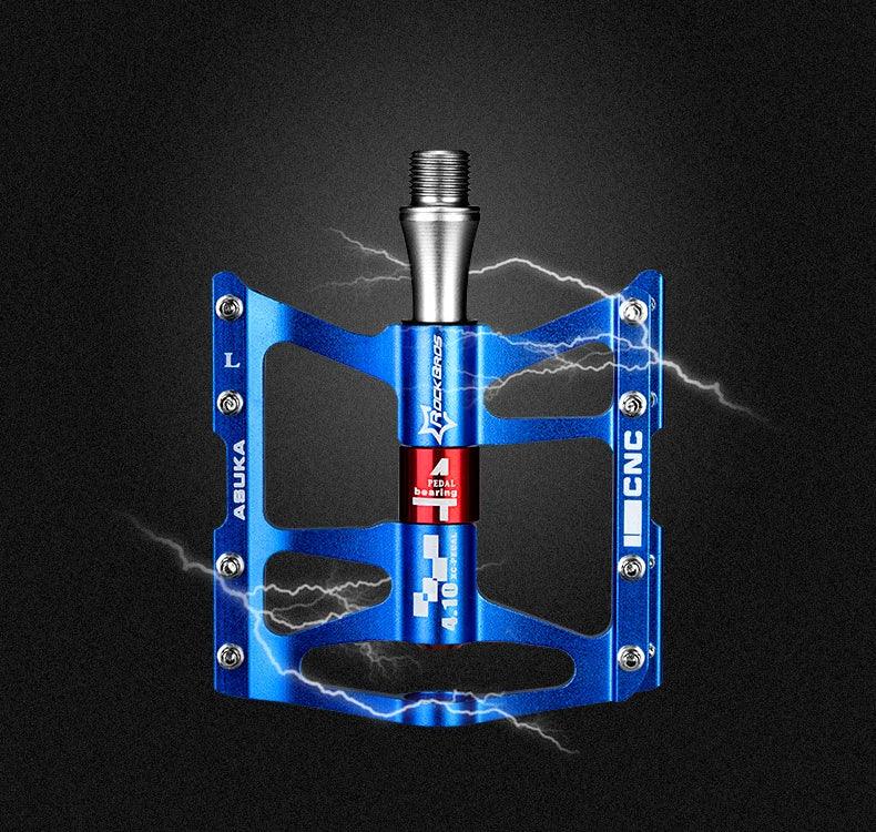 ROCKBROS Mountain Bike Bicycle Pedals Cycling Ultralight Aluminium Alloy 4 Bearings MTB Pedals Bicicleta Bike Pedals Flat BMX