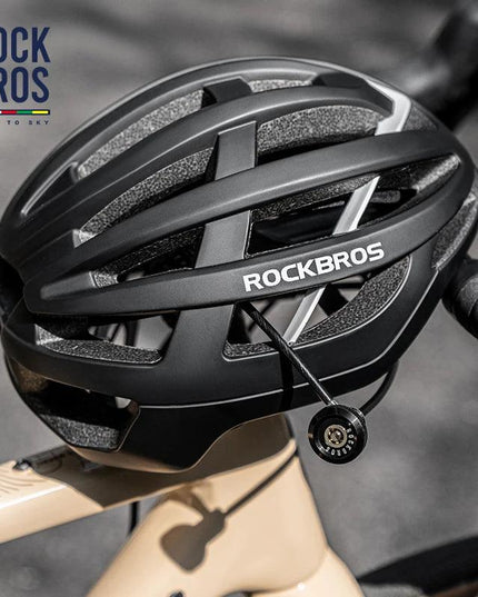 ROCKBROS ROAD TO SKY Concealed Handle Cable Lock Portable Anti-Theft Steel Bicycle Security Lock Equipment Bike Accessories