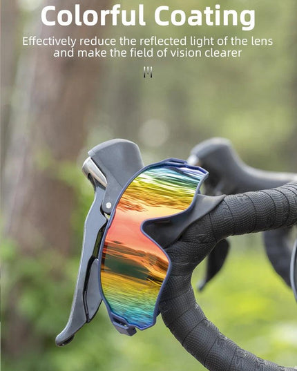 ROCKBROS Bicycle Polarized Glasses UV400 Sport Cycling Glasses Mtb Mountain Bike Eyewear Sunglasses Outdoor Running Goggles