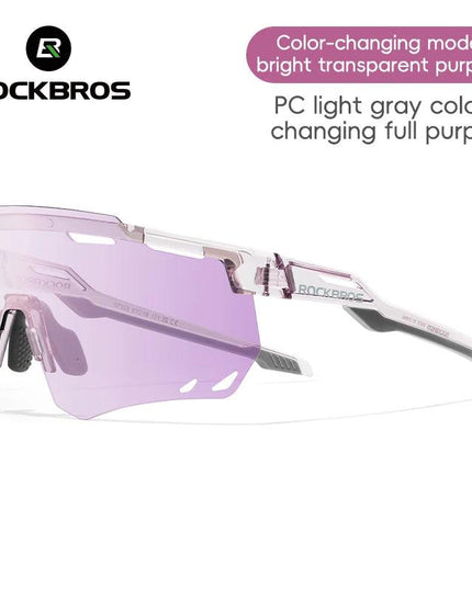 ROCKBROS Cycling Glasses MTB Road Bike Eyewear Driving Golf Goggles Protection Sports UV400 Sunglasses Polarized/Photochromic