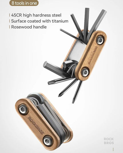 ROCKBROS 8 in 1 Bicycle Repair Tool Portable Bike Bicycle Screwdriver Repair Cycling Tool Mountain Bike Wrench Multi Tools