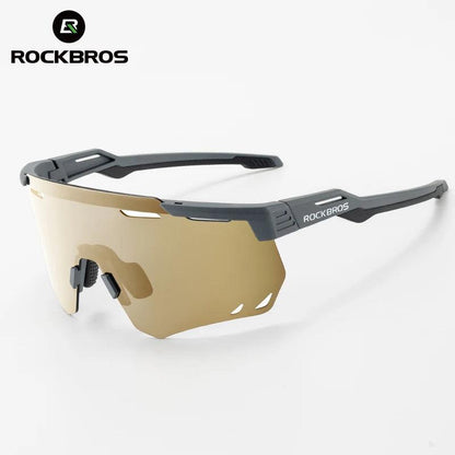 ROCKBROS Cycling Glasses MTB Road Bike Eyewear Driving Golf Goggles Protection Sports UV400 Sunglasses Polarized/Photochromic