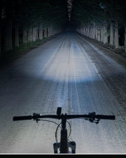 ROCKBROS Bicycle Light 260LM 1500mAh Handlebar Type-C Rechargeable LED Flashlight Bicycle Light Waterproof Bike Accessories