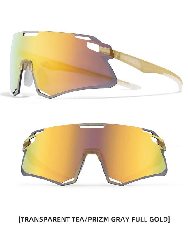ROCKBROS Cycling Glasses Lightweight Frameless Bike Glasses High-Definition Lenses Road Bicycle Protection Goggles Sport Eyewear