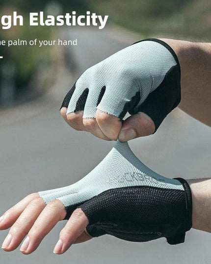 ROCKBROS Cycling Gloves Half Finger Sport Gloves Breathable Summer MTB Mountain Outdoor Fitness Mittens Bicycle Glove Equipment