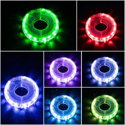 ROCKBROS Bicycle Wheel Light Smart 12 LED Flash Light Warning Light Kids Balance MTB Bike Light Vibration Sensing Light 1PCS