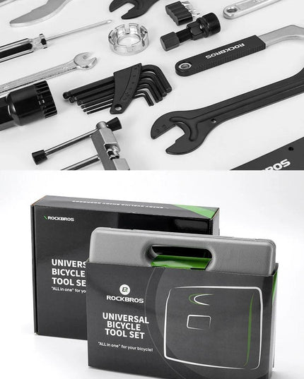 ROCKBROS Bicycle Tools Sets Box Cycling Tools Professional Bike Multifunction Bicycle Repair Tools Key Set Cycling Tools
