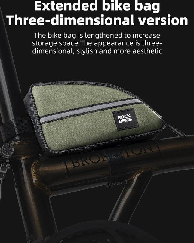 ROCKBROS Portable Bicycle Bags for Folding Bike Brompton Nylon Triangle Tube Bag Travel Casual Commute Tools Bag Bike Accessory