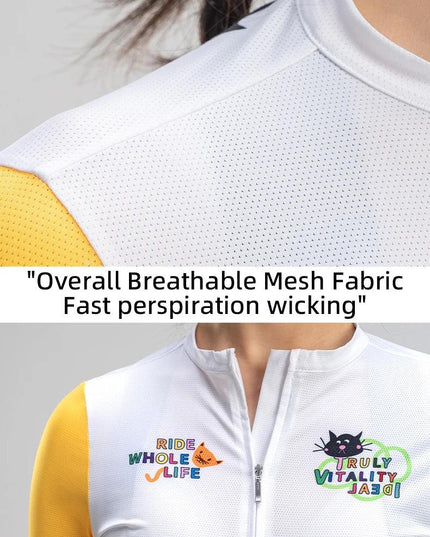ROCKBROS TVI Women Cycling Jersey Summer Quick Dry Ciclismo Bike Clothes Anti-Uv Breathable Mountain Female Clothing Asian Size