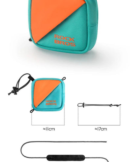 ROCKBROS Bicycle Saddle Bag Shoulder Bag Polyester Bike Tailbag Storage Seat Pouch Bag Outdoor Reflective Crossbody Bags