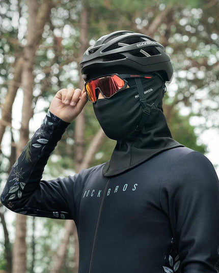 ROCKBROS Winter Face Mask Breathable Ski Cycling Scarf Running Training Balaclava Outdoor Sports Warm Winderproof Bike Equipment
