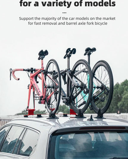 ROCKBROS Bike Bicycle Rack Suction Roof-Top Bike Car Racks Carrier Quick Install Bike Roof Rack MTB Mountain Road Bike Accessory