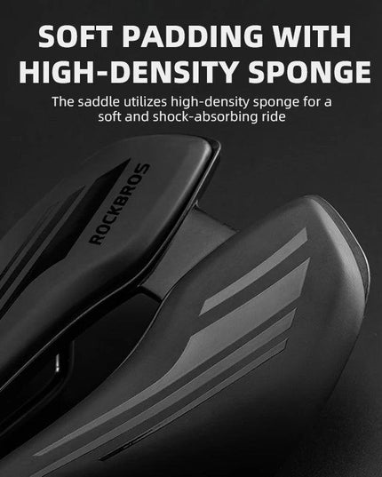 ROCKBROS Bicycle Saddle Ultralight Hollow Comfortable Saddle Breathable MTB Road bike Shockproof Sports Cycling Seat Lightweight