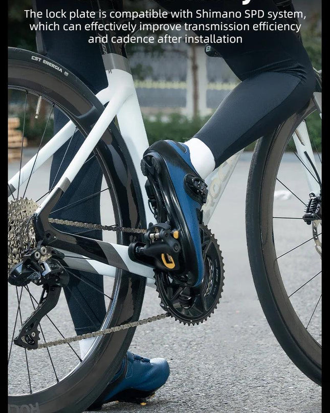 ROCKBROS Road Bike Pedal Cleat for SPD-SL SH11 SH10 SH12 Lock Pedal Shoes Cleats Bike Pedal Anti-Slip Road Bike Parts