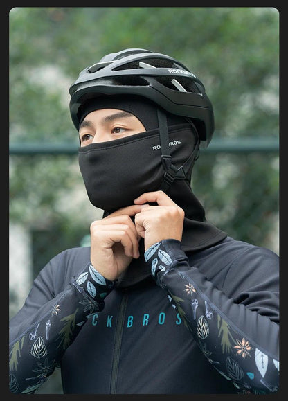 ROCKBROS Winter Face Mask Breathable Ski Cycling Scarf Running Training Balaclava Outdoor Sports Warm Winderproof Bike Equipment