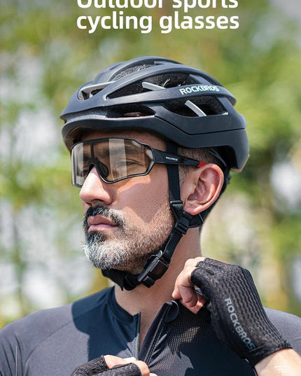 ROCKBROS Cycling Glasses Men Women Photochromic Outdoor Sport Hiking Eyewear Polarized Sunglasses Inner Frame  Bicycle Glasses