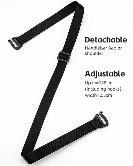 ROCKBROS Bicycle Bag Reflective Handlebar Bag Capacity Storage Multifunctional Portable 1.7L Shoulder Bag Front Bag Accessories
