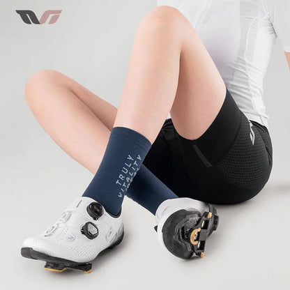 ROCKBROS TVI Series Professional Cycling Socks Women Breathable Road Bicycle Socks Quick Dry Anti Slip Wear-resistant Socks