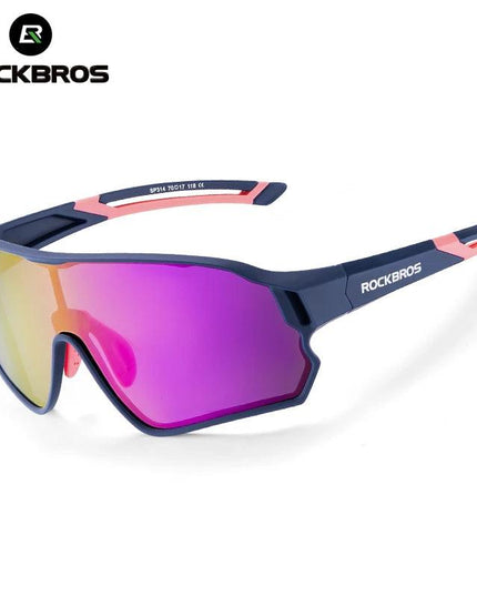 ROCKBROS Child Photochromic Polarized Sunglasses Bicycle Eyewear UV400 Kids Bike Goggles Protection Classic Windproof Glasses