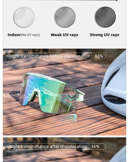 ROCKBROS New Cycling Glasses Ultralight Photochromic Anti-Fog Cycling Sunglasses MTB Road Outdoor Sports UV Protection Goggles ﻿