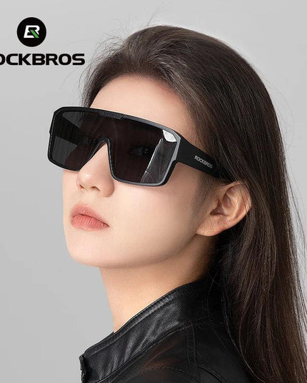 ROCKBROS Cycling Sunglasses Polarized UV Protection Set Glasses Frame for Myopia Glasses Running Fishing Cyling Goggles