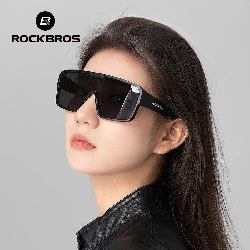 ROCKBROS Cycling Sunglasses Polarized UV Protection Set Glasses Frame for Myopia Glasses Running Fishing Cyling Goggles