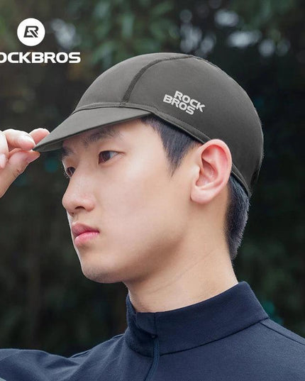 ROCKBROS Winter Cycling Cap Warmer Hat Windproof Thermal Cap Helmet Liner Men Women Outdoor Running MTB Road Bike Headwear Hat